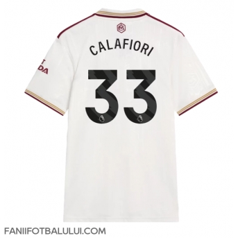 Arsenal Riccardo Calafiori #33 Tricou Fotbal Replică 2025-26 Barbati Treilea